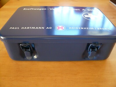 Alter Verbandskasten Kfz ''Paul Hartmann'' Oldtimer, Youngtimer, Sammler !