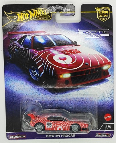Hot Wheels HKC79 Premium HW Car Culture Exotic Envy BMW M1 Procar New ...