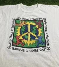 Vintage Keith Haring Lets Peace It Together Shirt Unisex Tour S to 5XL CR052