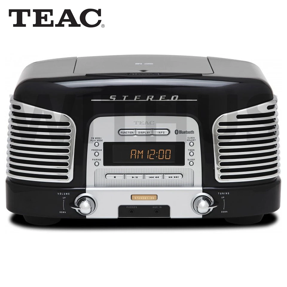 TEAC SL-D930 2.1 ch CD Bluetooth Sound System Classic Mini Audio Black AC 220V_ - Image 3 of 4