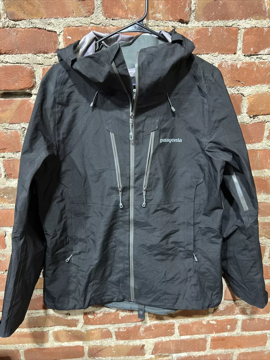 PATAGONIA WOMEN S TRIOLET GORE TEX BLACK JACKET Size Large eBay