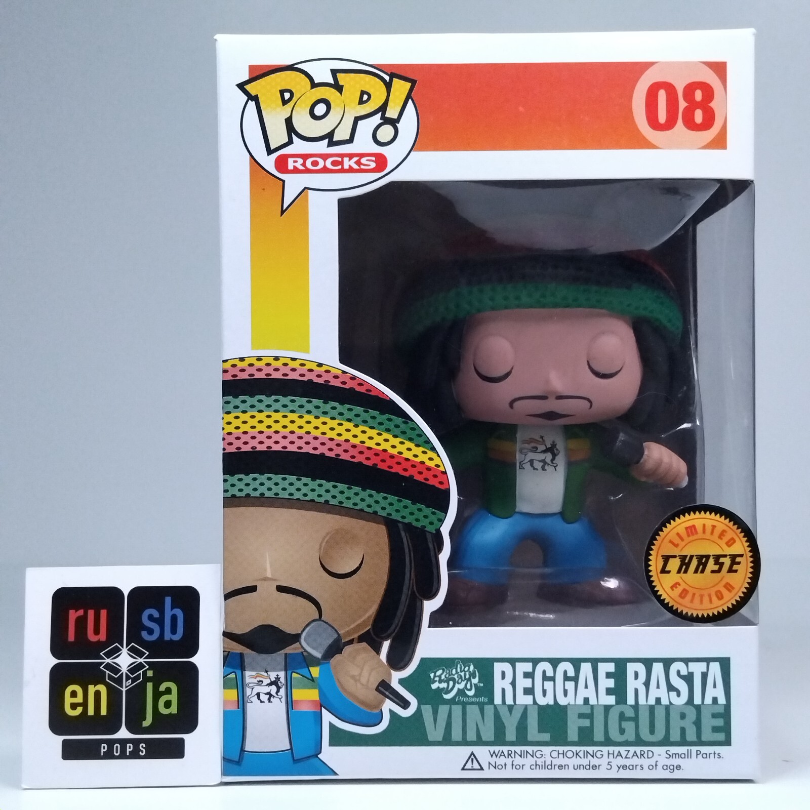Funko Pop! Camisa Verde Rock Music Reggae Rasta Edición Persecución #08