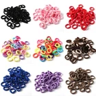 50 100 PACK 3cm Small stretchy Endless Elastics Girls kids hair Bobbles Bands UK