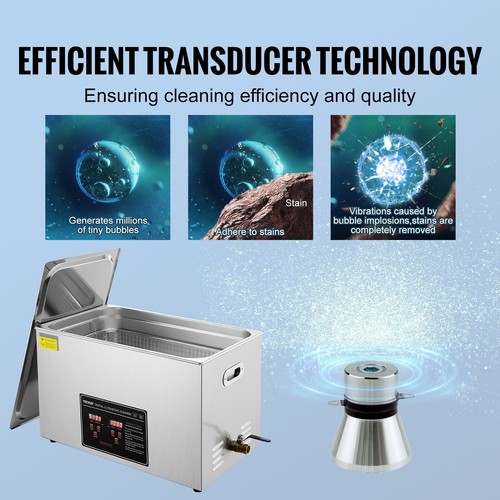 🧼 Bac à Ultrasons Professionnel VEVOR – Nettoyage Précis – De 1,3L à 30L - Imagen 88 de 94