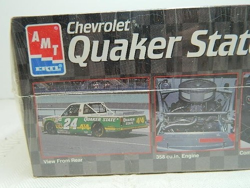 AMT Chevrolet Quaker State #24 Nascar Truck Kit # 8406 sigillato in fabbrica scala 1:25 - Foto 7 di 10
