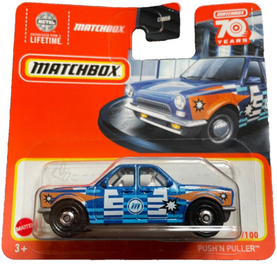 Matchbox Push N Puller 53/100 2023 1:64 Modellauto Spielzeug Kinder OVP HLC73