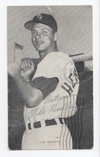 1962 MIKE HERSHBERGER MLB Chicago White Sox Autographed Photo PSA/DNA Certified 