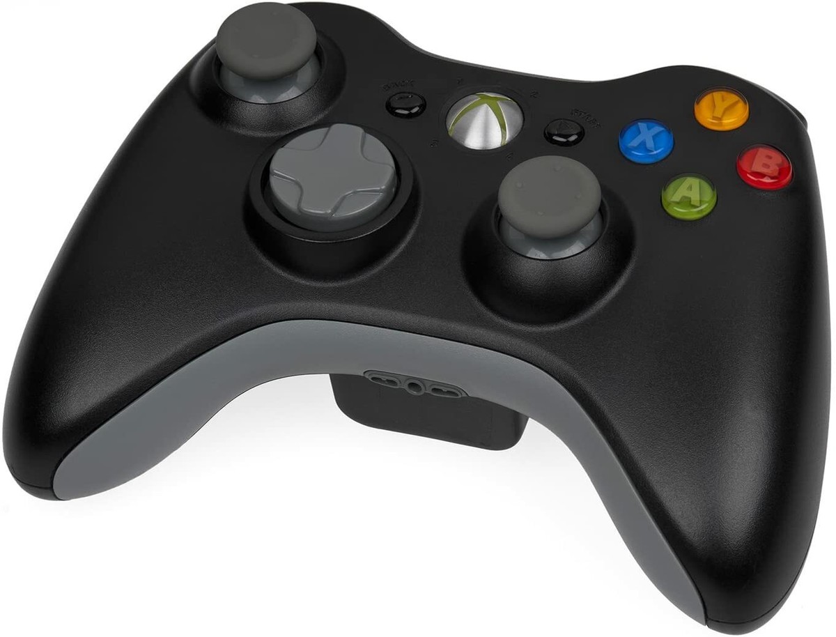 Xbox 360 Wireless Controller (Black & Gray) | eBay