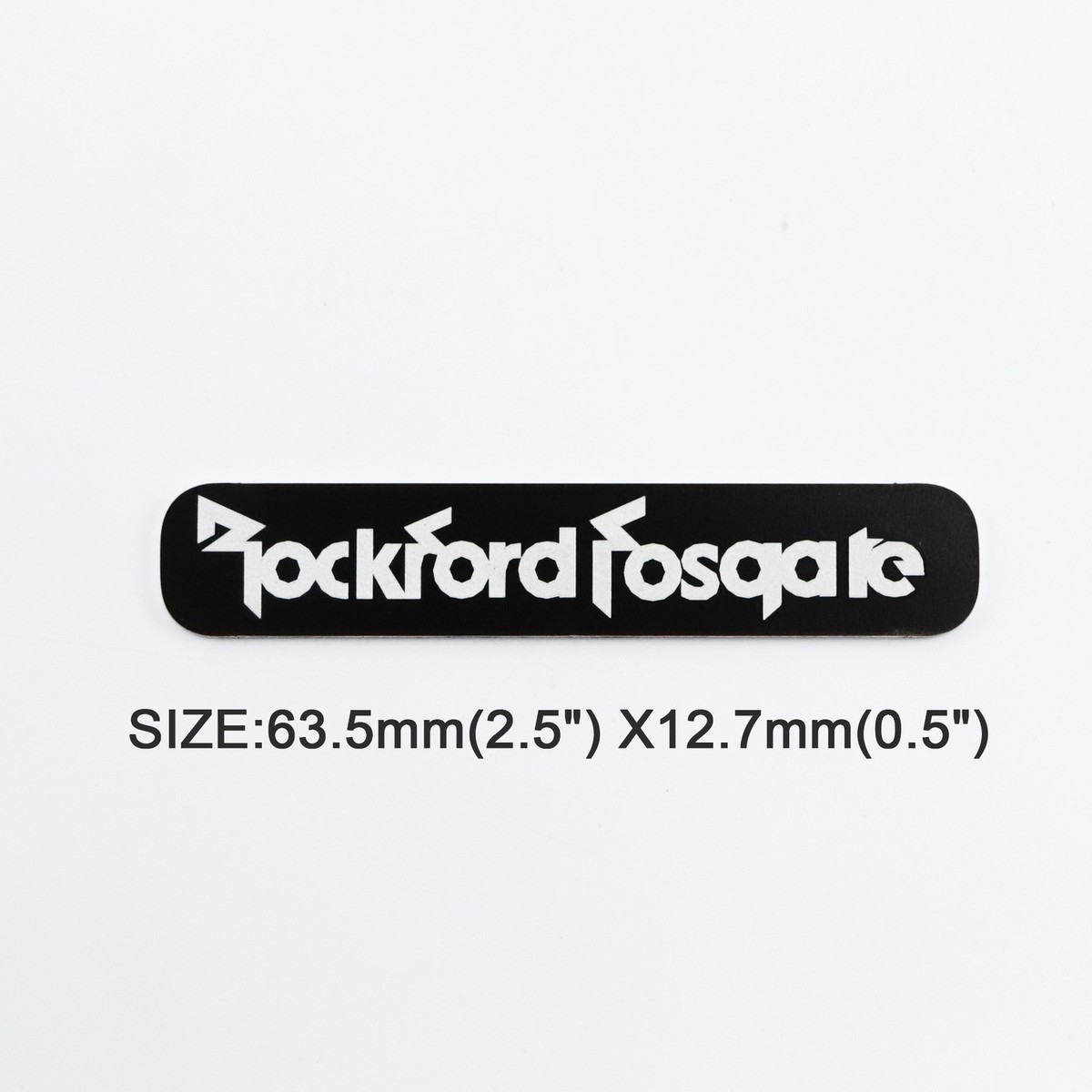 Rockford Fosgate Speaker Badge Aluminum Logo 63.5mm(2.5