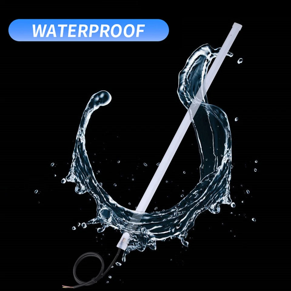 White & Amber LED Car Daytime Running Light Strip Turn Signal Lamps Accessories — 第 4/4 张图片