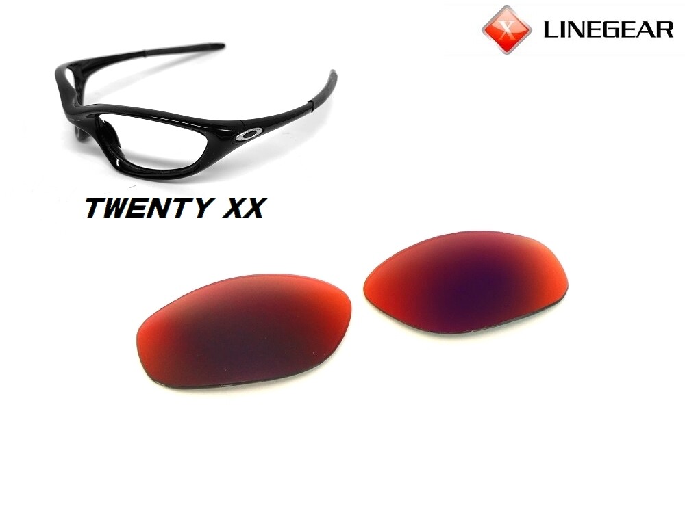 Oakley オークリー twenty xx レッドミラー LINEGEAR Red Mirror - Non Polarized Lens for Oakley Twenty
