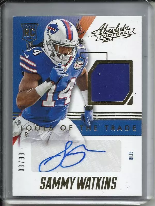 Sammy Watkins 2014 Panini Absolute Autograph Game Used Jersey