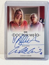 2023 DOCTOR WHO BILLIE PIPER CAMILLE DOURI AUTO DUAL ROSE TYLER & JACKIE TYLER