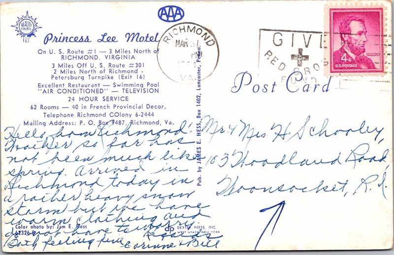 Postcard SWIMMING POOL SCENE Richmond Virginia VA 10/19 AL6465 eBay