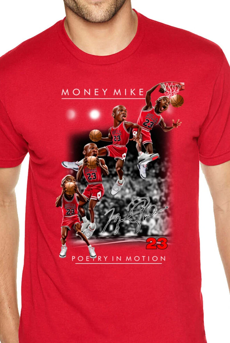 NEW Art Society x SWOD MJ 044 RED Tee Shirt SMALL 6XLARGE MICHAEL