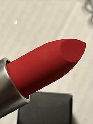 MAC Powder Kiss Lipstick 315 Lasting Passion 0.1 oz New In Box Full Size