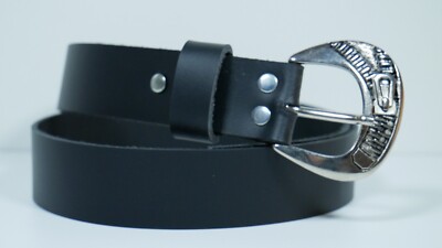 Jeansgürtel schmal ''Reißverschluss'' in schwarz