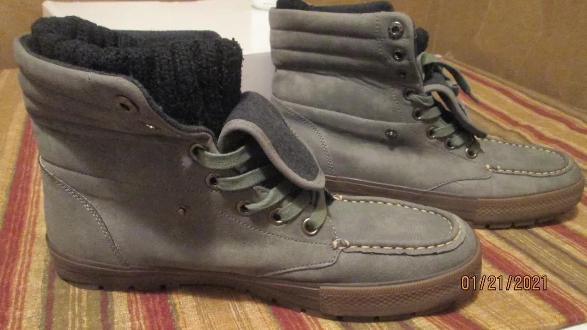 ALDO Men Peschong-18 Gray Sneakers Boots US11 EU44 Gray BONUS Protector | eBay