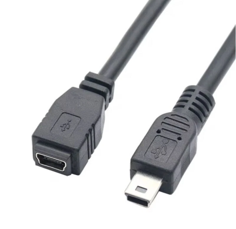 Mini USB 5Pin Male to Female Cable for CAR GPS MP3 MP4 PDA Keyboard 1m - Image 3 of 4