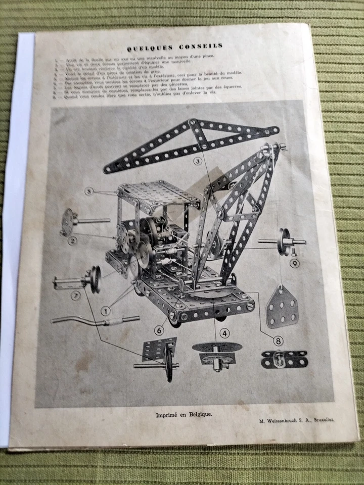 MERCATOR Manuel d'Instructions et Avion (Boîte 1) (Années 1950) - Photo 4/4