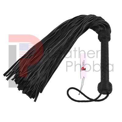 Genuine Cow Hide Thick Leather  Flogger 100/75/50/35 Tails Heavy impact Whip
