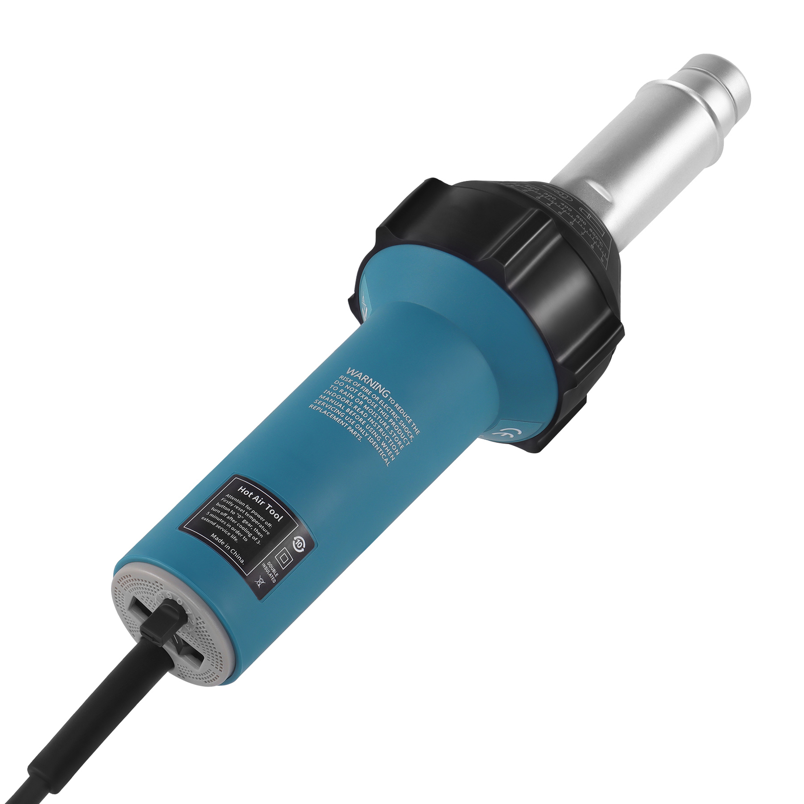 1600W Hot Air Plastic Welding Gun Kit with Toolbox, PVC Heating Torch Gun Welder