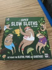 Super Slow Sloths The Game 2019 3-6pl, 8+ *Complete*