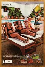 2001 Jak & and Daxter PS2 Playstation 2 Print Ad/Poster Official Promo Art Rare