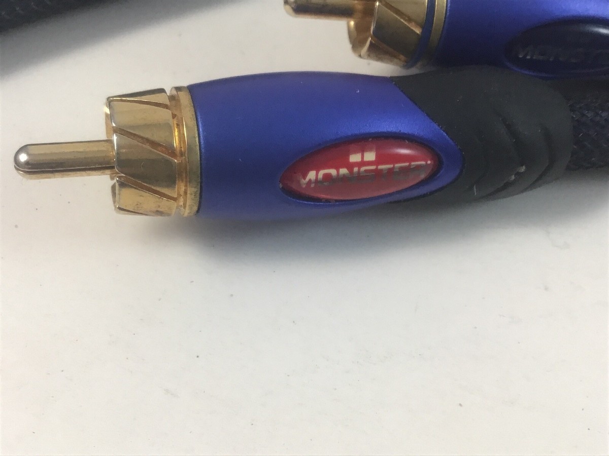 Monster THX Certified Componet Audio Video 4 FT Cable Gold Tips | eBay