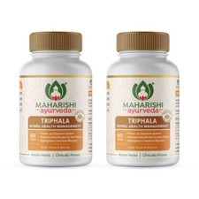 2 packs X Maharishi Ayurveda Triphala 60 Tabs FREE SHIPPING