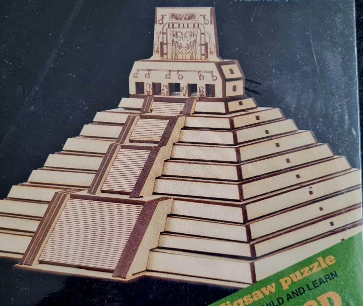 Large Pre Columbian Maya TEMPLE OF THE INSCRIPTIONS Pyramid Palenque Mexico  | eBay