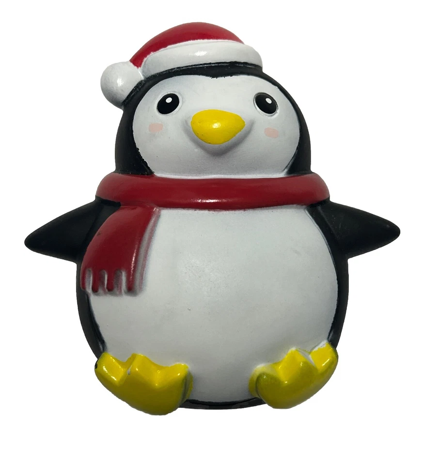 NEW 5-Pack Squeaky Dog Toys 5”Christmas Santa, Reindeer, Penguin, Candle, Candy - Изображение 2 из 4