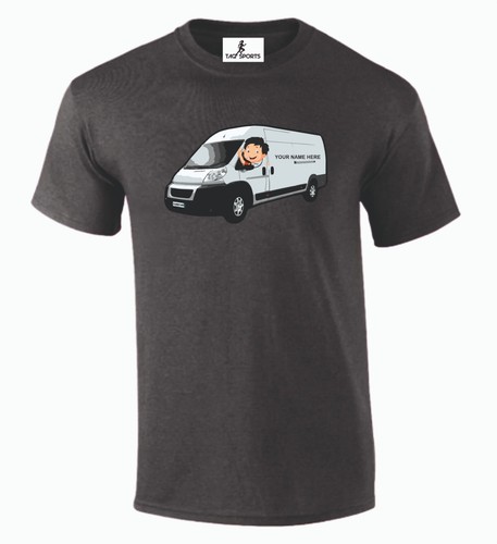 Camiseta personalizada para hombre HOMBRE CON FURGONETA - Imagen 11 de 11