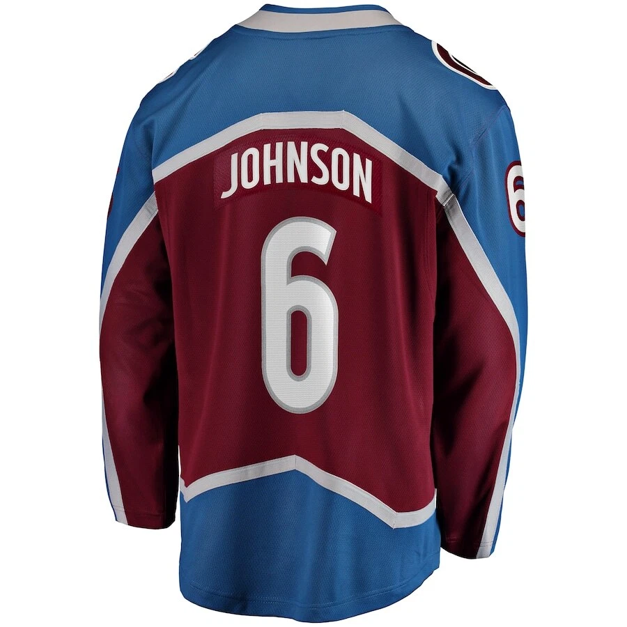 Colorado Avalanche Erik Johnson #6 Fanatics Branded Maroon Breakaway NHL Jersey