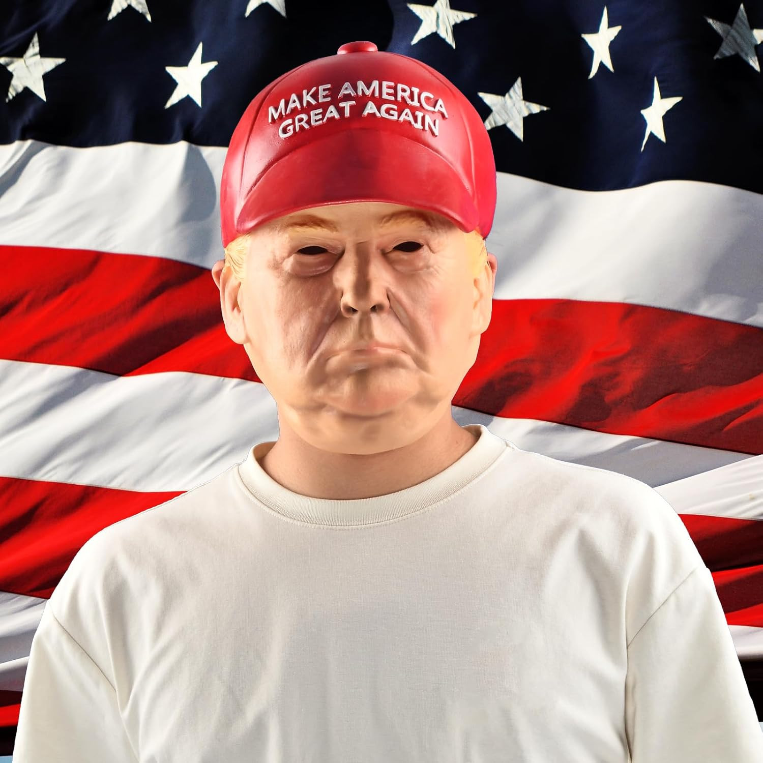 Donald Trump Latex Mask  | Breathable Cosplay Costume for Parties