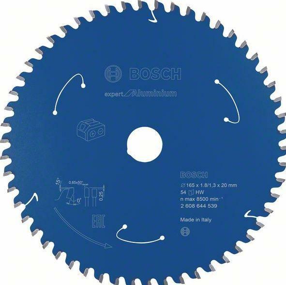 Bosch Professional Circ. Saw Blade Expert Aluminium 165x20x1.8mm, 54T 2608644539