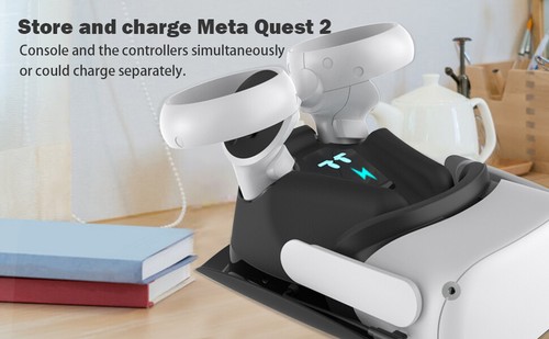 VR Charging Dock Station Magnetic Charging Dock Station Accessories for Quest 2 - Picture 34 of 60