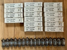 Lot Of 16x NOS GE USN 12AT7WB Mil Spec 6201 12at7 Matched Dates Preamp Tubes