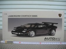 1/18 LAMBORGHINI COUNTACH 5000S (Black) "MILLENNIUM" [74533] AUTOart Miniature