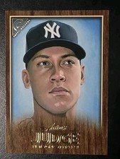 2018 Topps Gallery💥Aaron Judge💥#1 Wood Parallel New York Yankees MVP