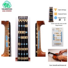 Durable Finger Guide  Fretboard Stickers for 4/4 Violin   For All Skill Levels