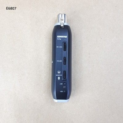Shure X2U XLR to USB Signal Mic Adapter Interface Gain Control *Read* E6807