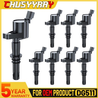 8X 100,000miles Ignition Coils DG511 For 2006-2007 2008 Lincoln Mark LT 5.4L V8