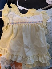 Lot of 10 Beautiful Vintage Infant Girl Dresses 3-12 Mos