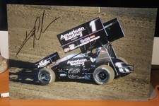Kerry Madsen #1A American Racing, Keneric Racing Sprintcar Signed 8x12 Photo