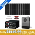 ECO-WORTHY 10KW Output 9.36KWH Off Grid Solar System Complete Kit for Home