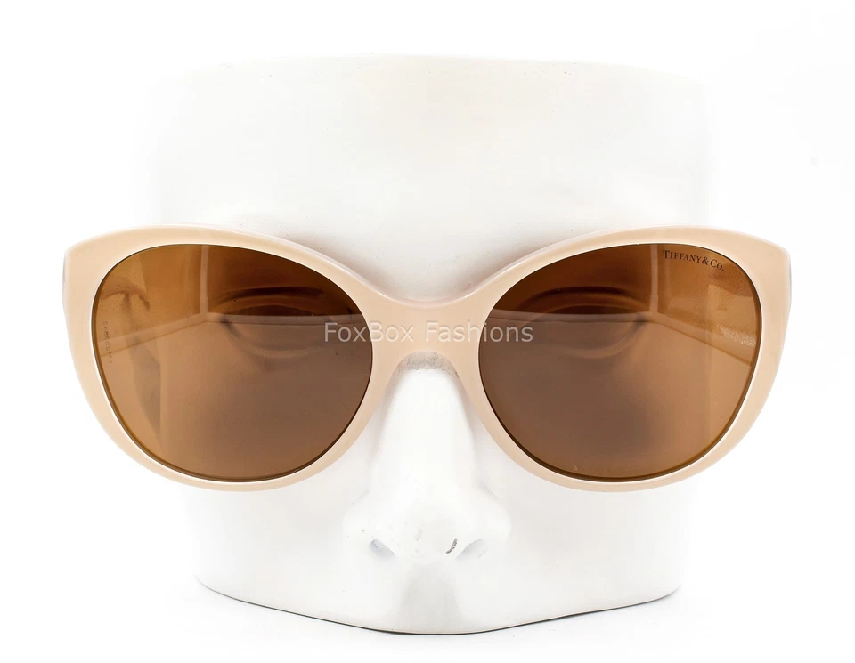 Gafas de sol Tiffany ópalo topo beige marrón perla corazón TF 4086-H 8177/R1 sin estuche Foto 3 de 4