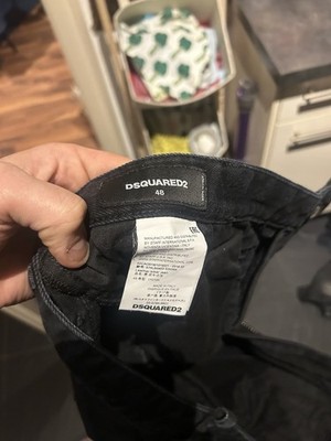 Dsquared2 Tidy Biker Jeans 46 Ital. Grösse Reisverschluss Original