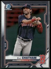 2018 Bowman #BCP117 C.J. Chatham Chrome Prospects