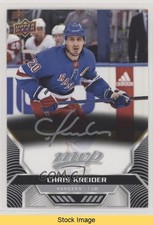 2020-21 Upper Deck MVP Silver Script Chris Kreider #152 READ x9t